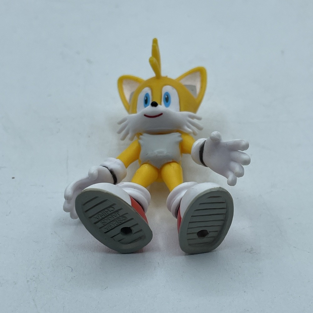 Sonic the Hedgehog Tails Poseable Jakks Action Figure 2.5" - Picture 5 of 8